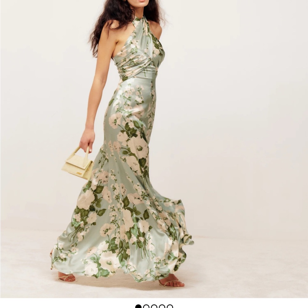 reformation Veria Silk Dress